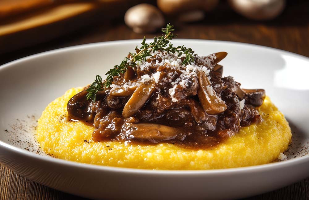 Sagra della polenta, funghi porcini e cinghiale