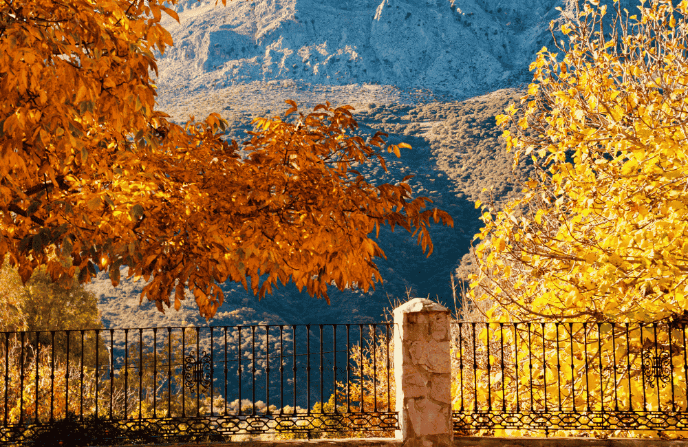 autunno italia borgo